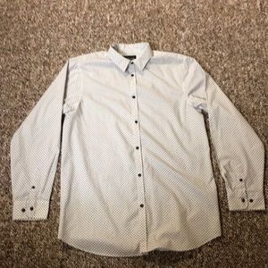 Van heusen white button down shirt